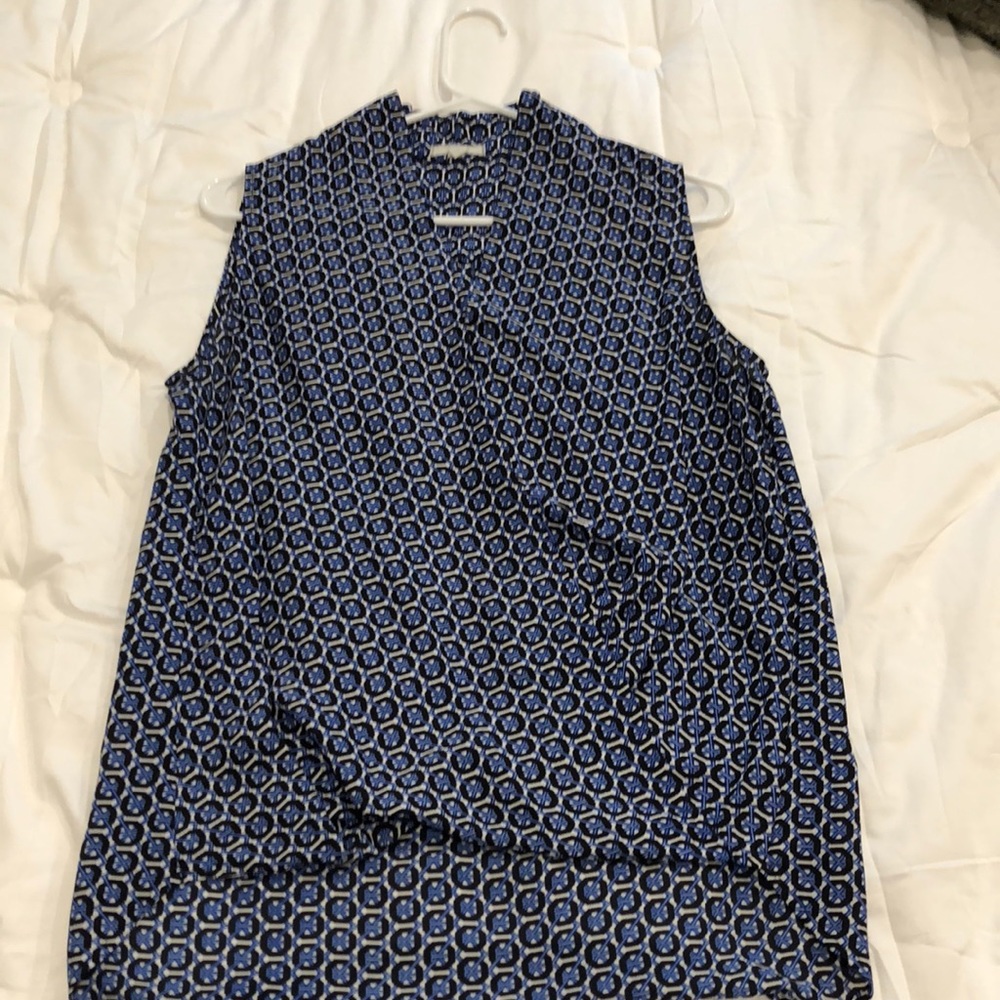 Pleione Blue tank top